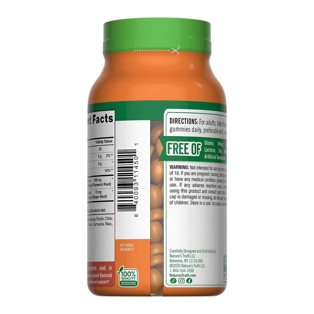 Nature's Truth Turmeric Gummies, 120 ct.
