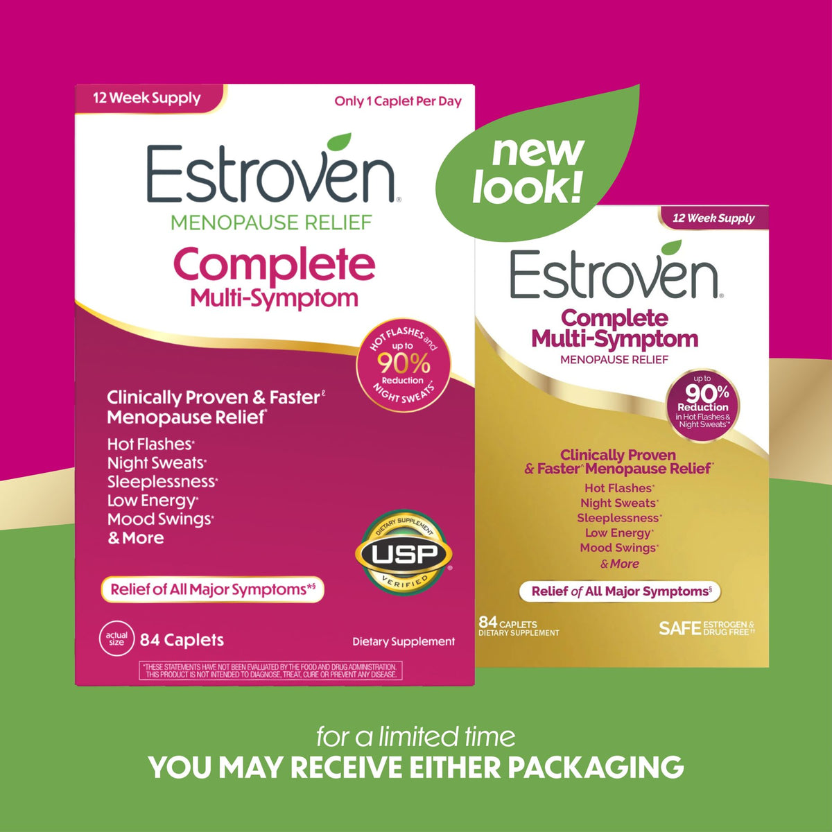 Estroven Complete Menopause Relief, 84 ct.