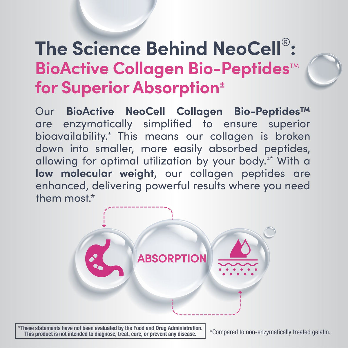 NeoCell Grassfed Collagen Bio-Peptides Powder, 21.2 oz.