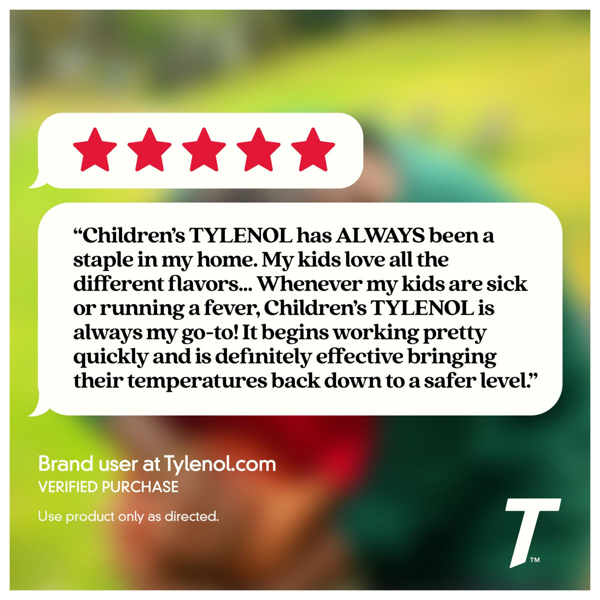 Children's Tylenol Pain + Fever Dye-Free Medicine Cherry Flavor, 3 x 4 fl. oz.