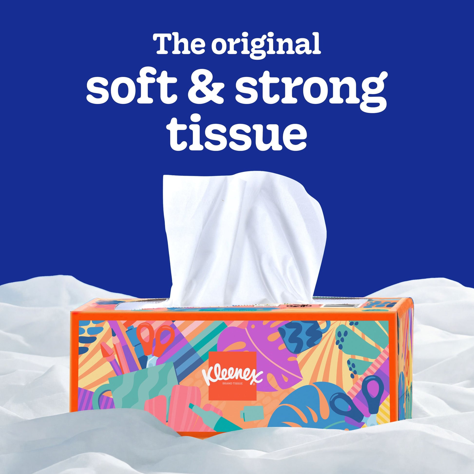 Kleenex Trusted Care Facial Tissues 12 Boxes 160-Count