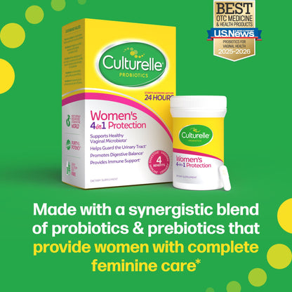 Culturelle Women's Probiotics 4-in-1 Protection Capsules, 60 ct.