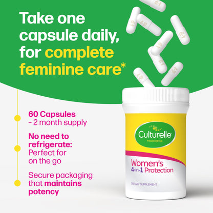 Culturelle Women's Probiotics 4-in-1 Protection Capsules, 60 ct.