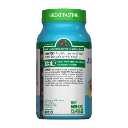 Nature's Truth Ashwagandha Gummies, Tropical Flavor, 120 ct./500mg