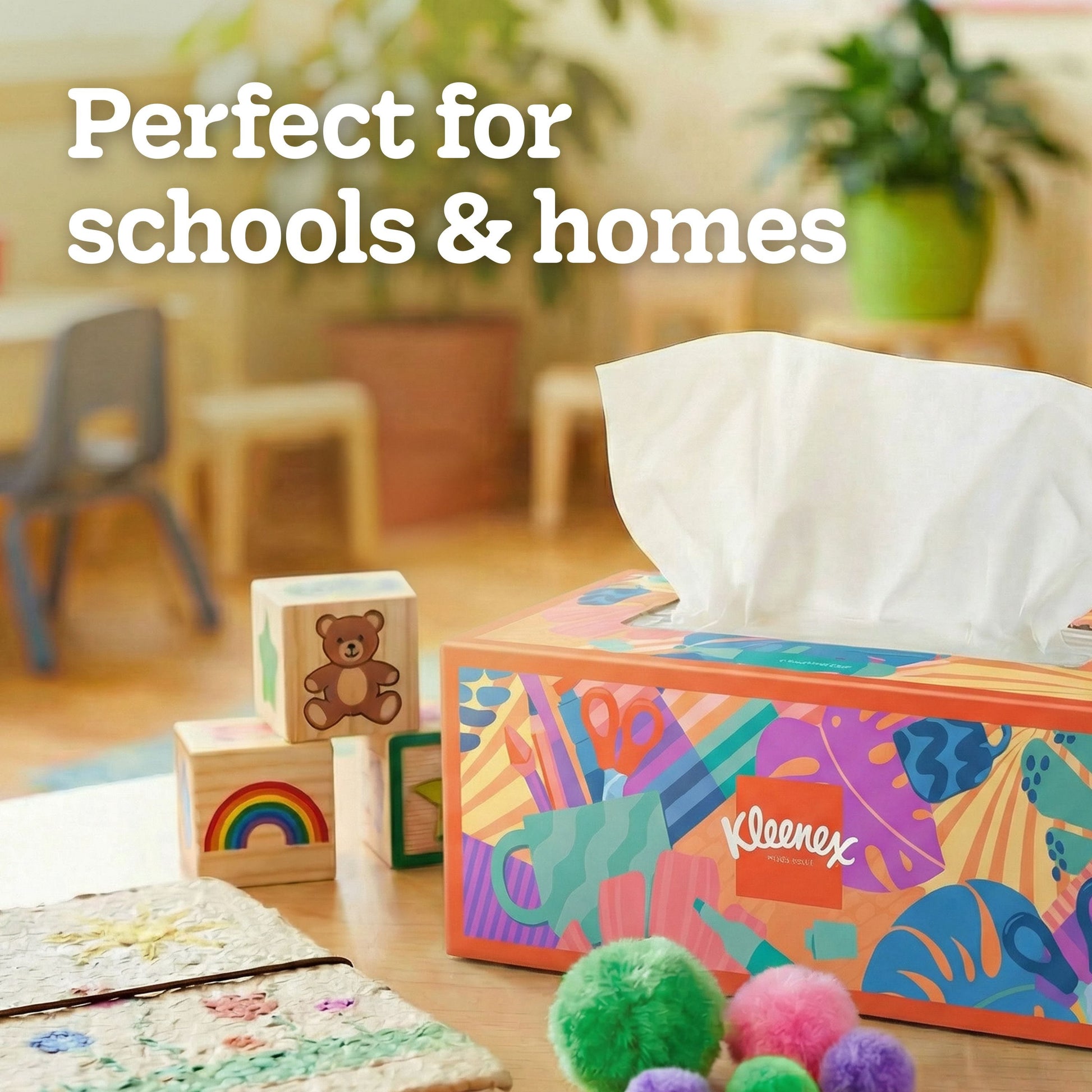 Kleenex Trusted Care Facial Tissues 12 Boxes 160-Count