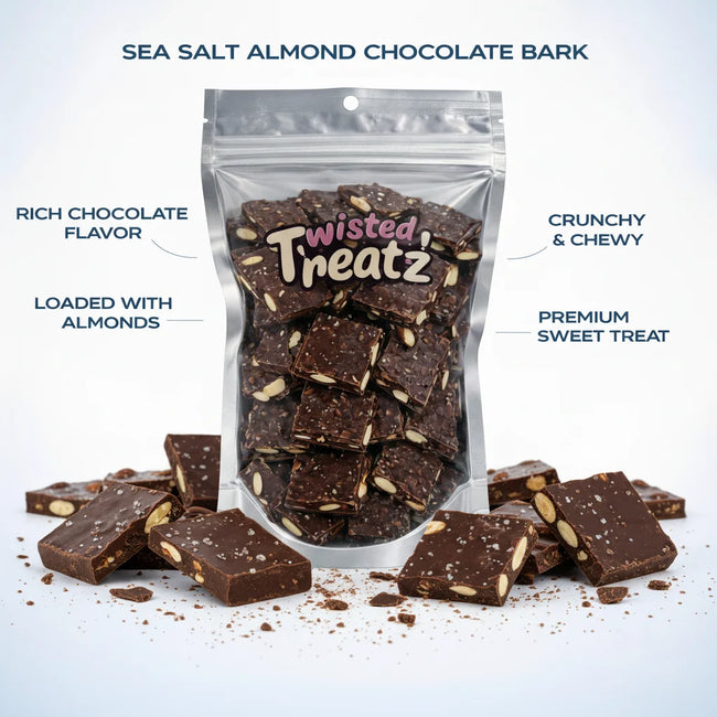 Sea Salt Almond Chocolate Bark