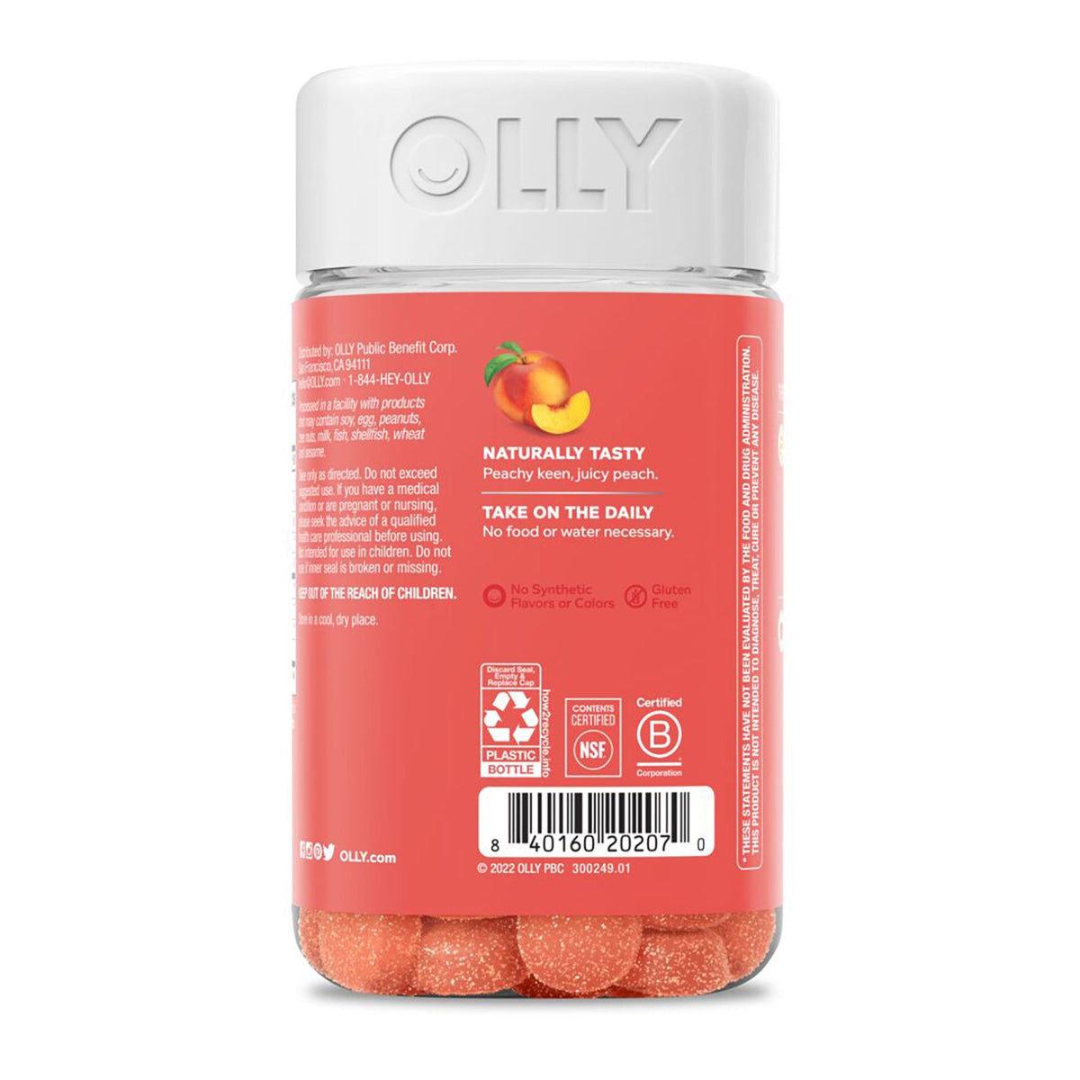 OLLY Probiotic + Prebiotic Adult Gummy Supplement, 70 ct.