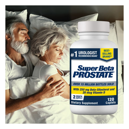 Super Beta Prostate Male Supplement with 250mg Beta-Sitosterol, 120 ct.