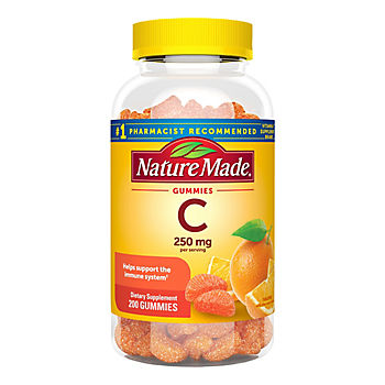Nature Made Vitamin C Gummies 250mg Per Serving, 200 ct.