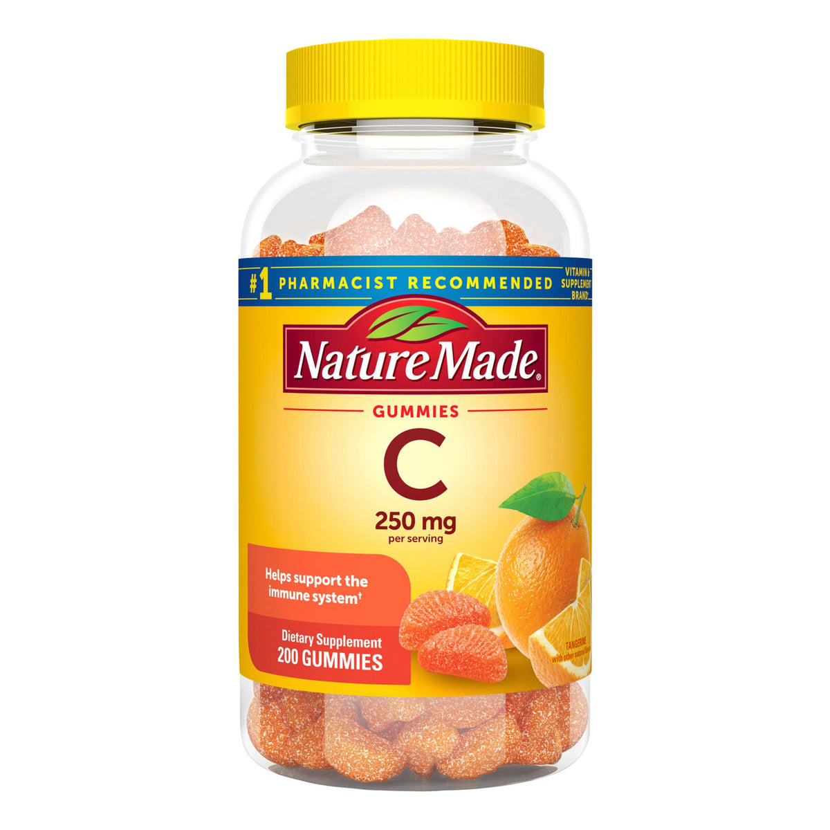 Nature Made Vitamin C Gummies 250mg Per Serving, 200 ct.
