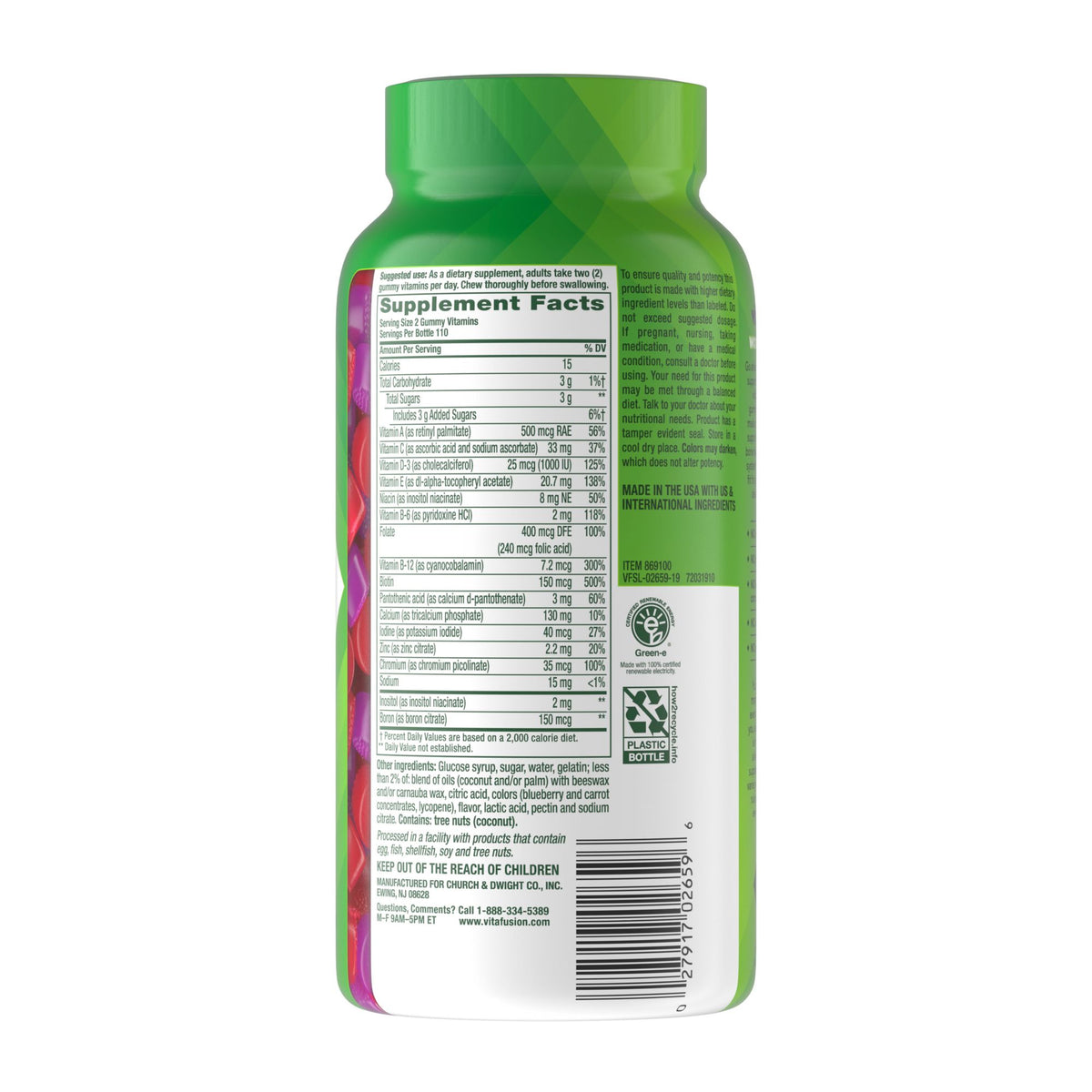 Vitafusion Women's Complete Multivitamin, 220 ct.