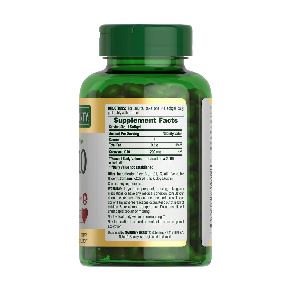 Natures Bounty CoQ10 200mg Rapid Release Softgels, 200 ct.