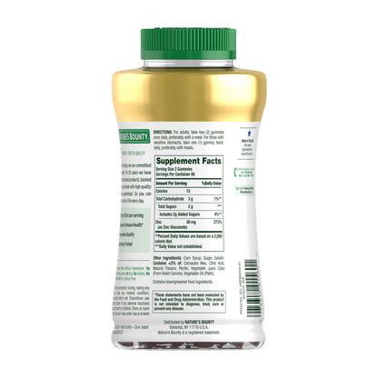 Nature's Bounty Zinc Gummy, 190 ct.