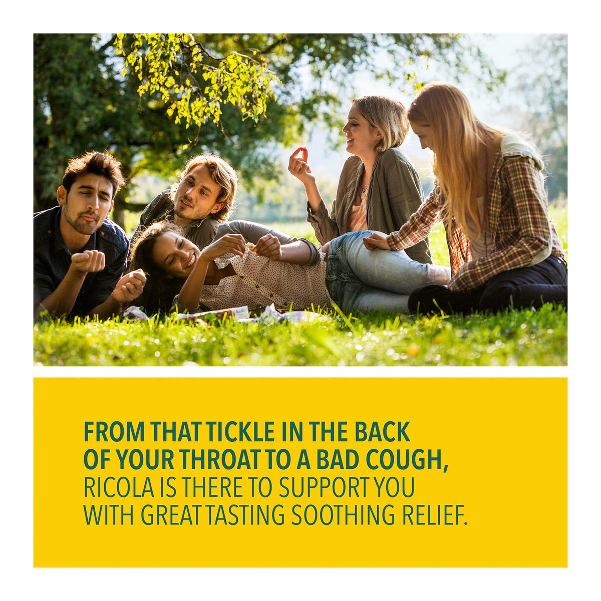 Ricola Sugar-Free Lemon Mint Herb Throat Drops, 130 ct.