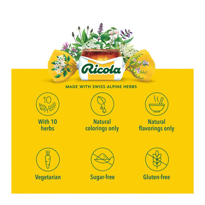 Ricola Sugar-Free Lemon Mint Herb Throat Drops, 130 ct.