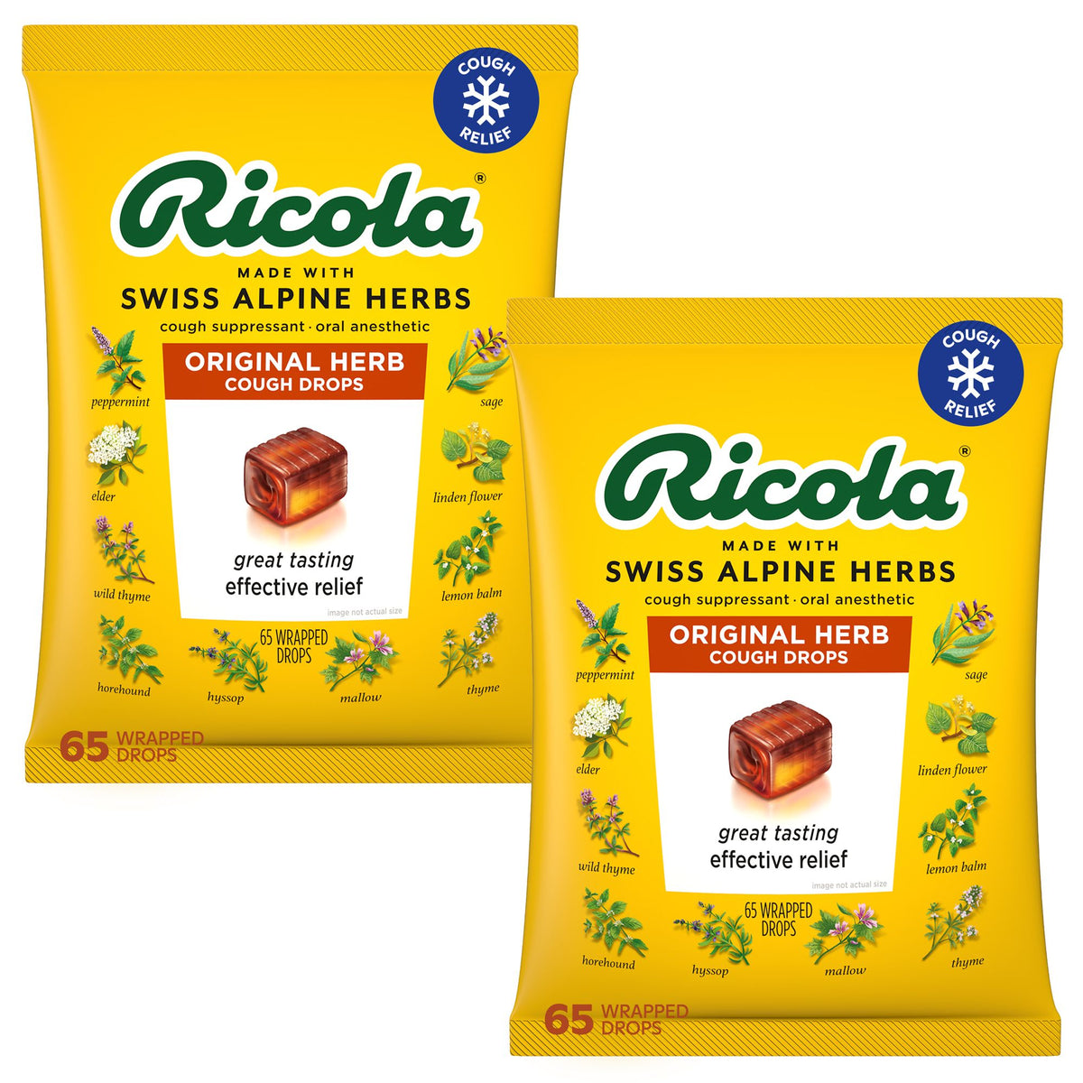 Ricola Orginal Herb Cough Drops, 130 ct.