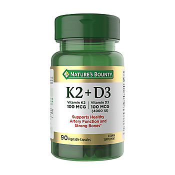 Nature's Bounty K2 + D3 Capsules, 90 ct.