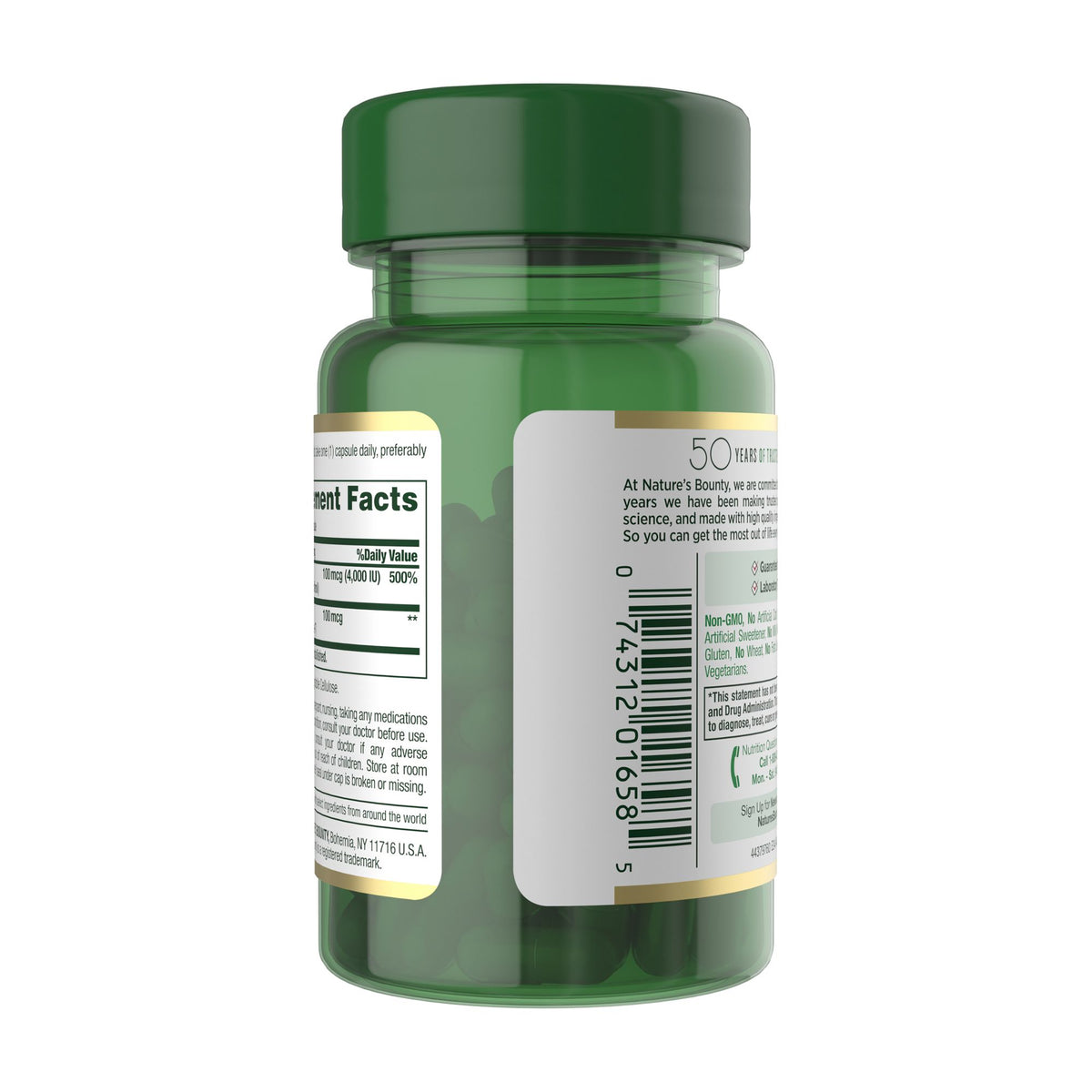 Nature's Bounty K2 + D3 Capsules, 90 ct.