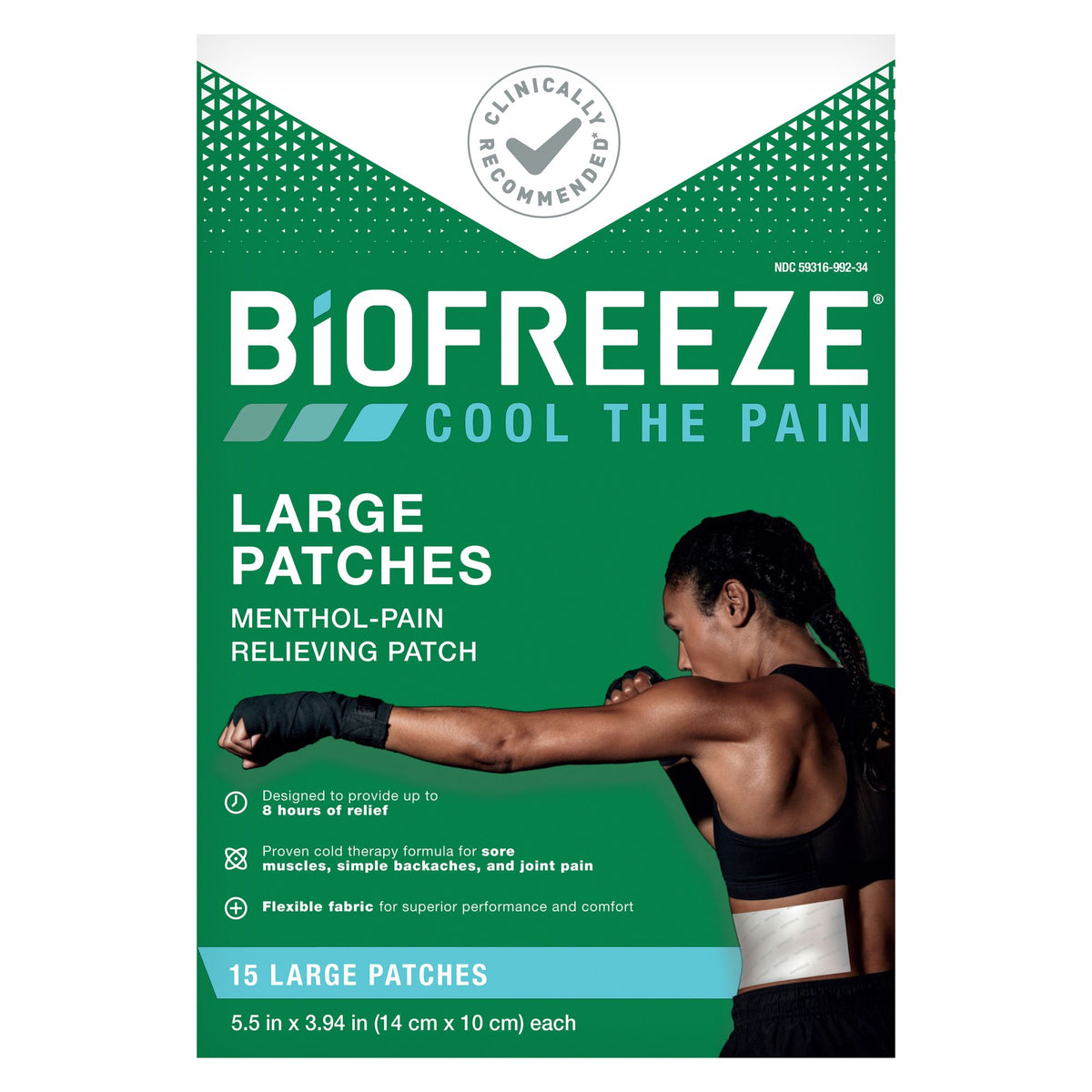 Biofreeze Large Patch, 15 ct.