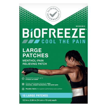 Biofreeze Large Patch, 15 ct.