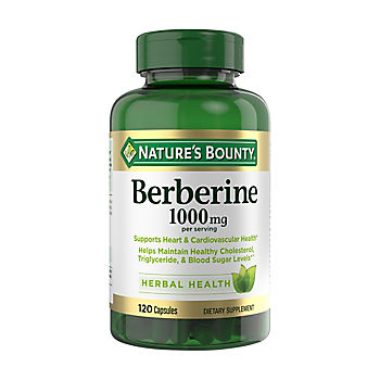 Nature's Bounty Berberine 1000mg Capsules, 120 ct.