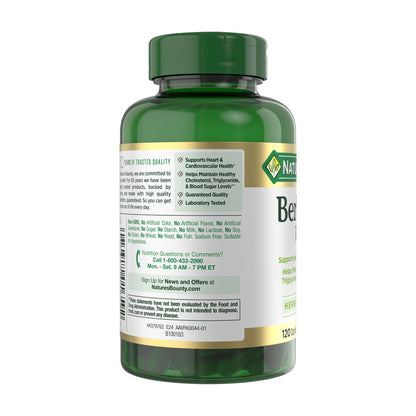 Nature's Bounty Berberine 1000mg Capsules, 120 ct.