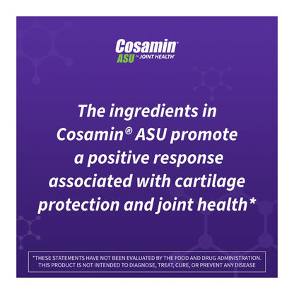 Nutramax Cosamin ASU Joint Health Supplement with Glucosamine, Chondroitin & ASU, 230 ct.