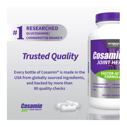 Nutramax Cosamin ASU Joint Health Supplement with Glucosamine, Chondroitin & ASU, 230 ct.