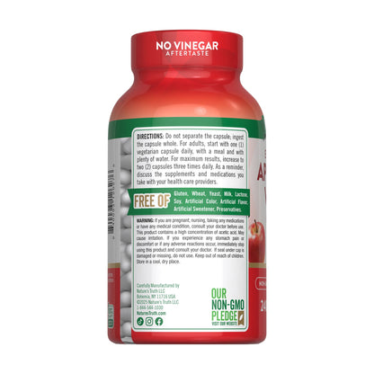 Nature's Truth Apple Cider Vinegar Capsules, 240 ct.