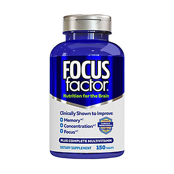 Focus Factor Brain Health Supplement, Tablets, 150 ct.