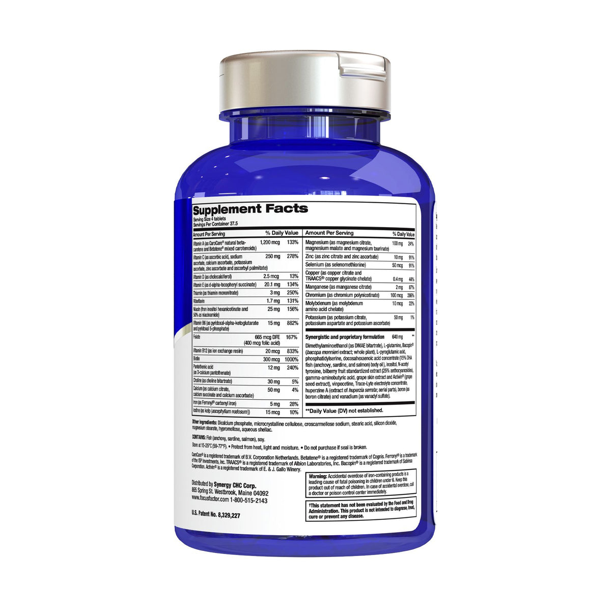 Focus Factor Brain Health Supplement, Tablets, 150 ct.