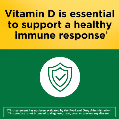 Nature Made Vitamin D3 1000 IU (25 mcg) Softgels, 600 ct.