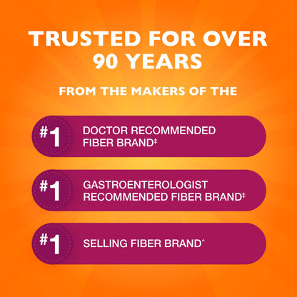 Metamucil 3-in-1 Fiber Capsules, Daily Fiber Supplement for Digestive Health, Capsules, 340 ct.
