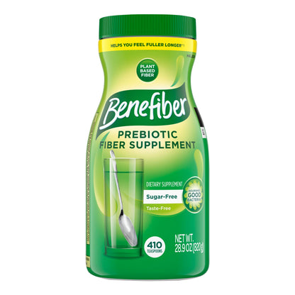 Benefiber Daily Prebiotic Fiber Supplement Powder, 28.9 oz.