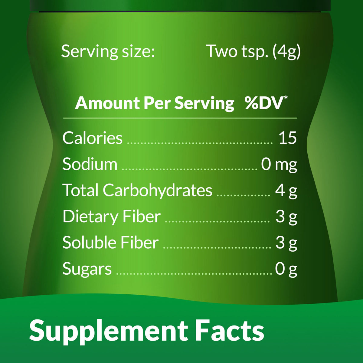 Benefiber Daily Prebiotic Fiber Supplement Powder, 28.9 oz.
