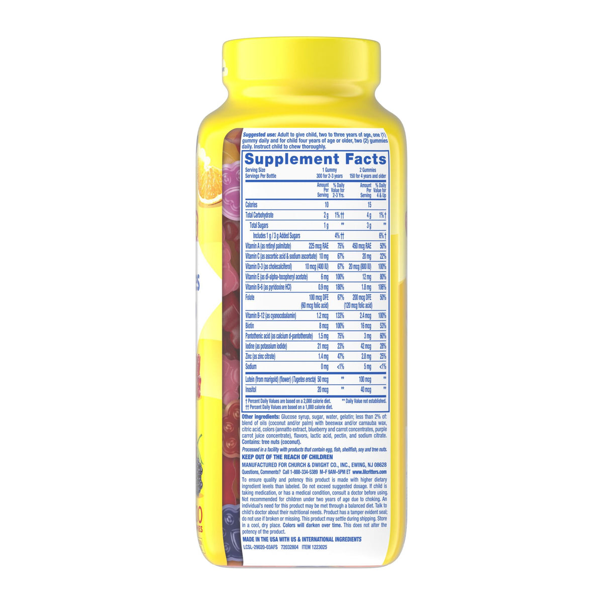 L'il Critters Gummy Vites by Vitafusion, Multivitamin Dietary Supplement, 300 ct.