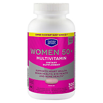 Berkley Jensen Women's 50+ Multivitamin Tablets, 300 ct.