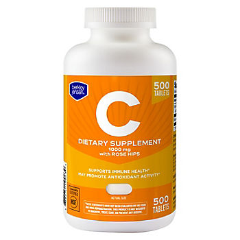 Berkley Jensen Vitamin C 1000mg Tablets, 500 ct.