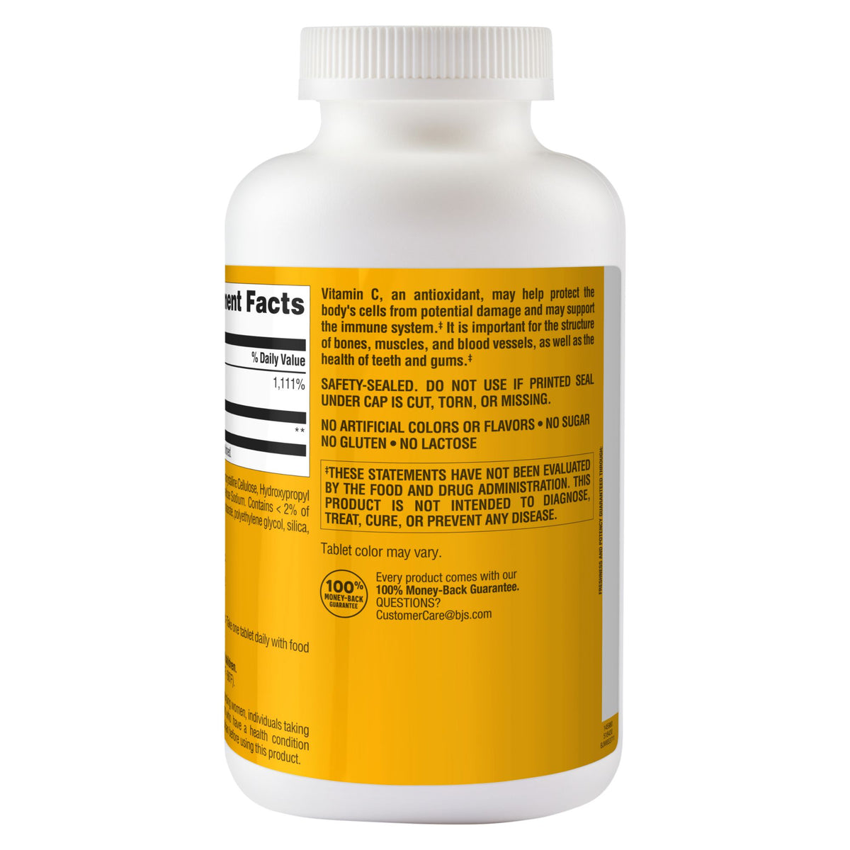 Berkley Jensen Vitamin C 1000mg Tablets, 500 ct.