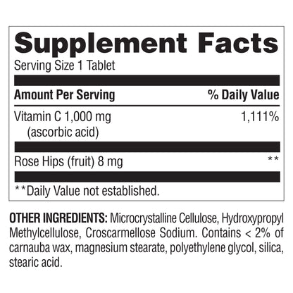 Berkley Jensen Vitamin C 1000mg Tablets, 500 ct.