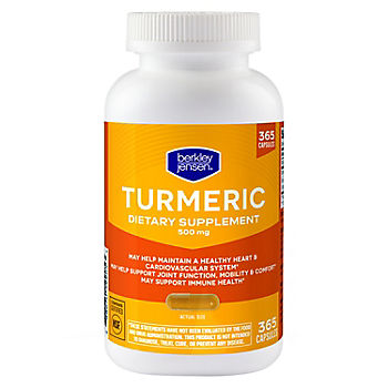 Berkley Jensen Turmeric 500mg Capsules, 365 ct.