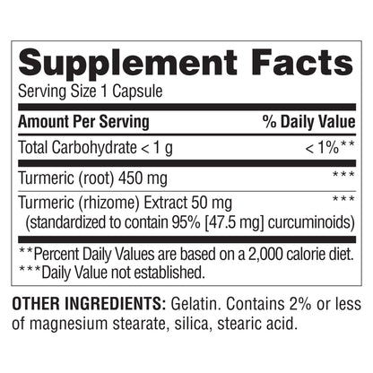 Berkley Jensen Turmeric 500mg Capsules, 365 ct.
