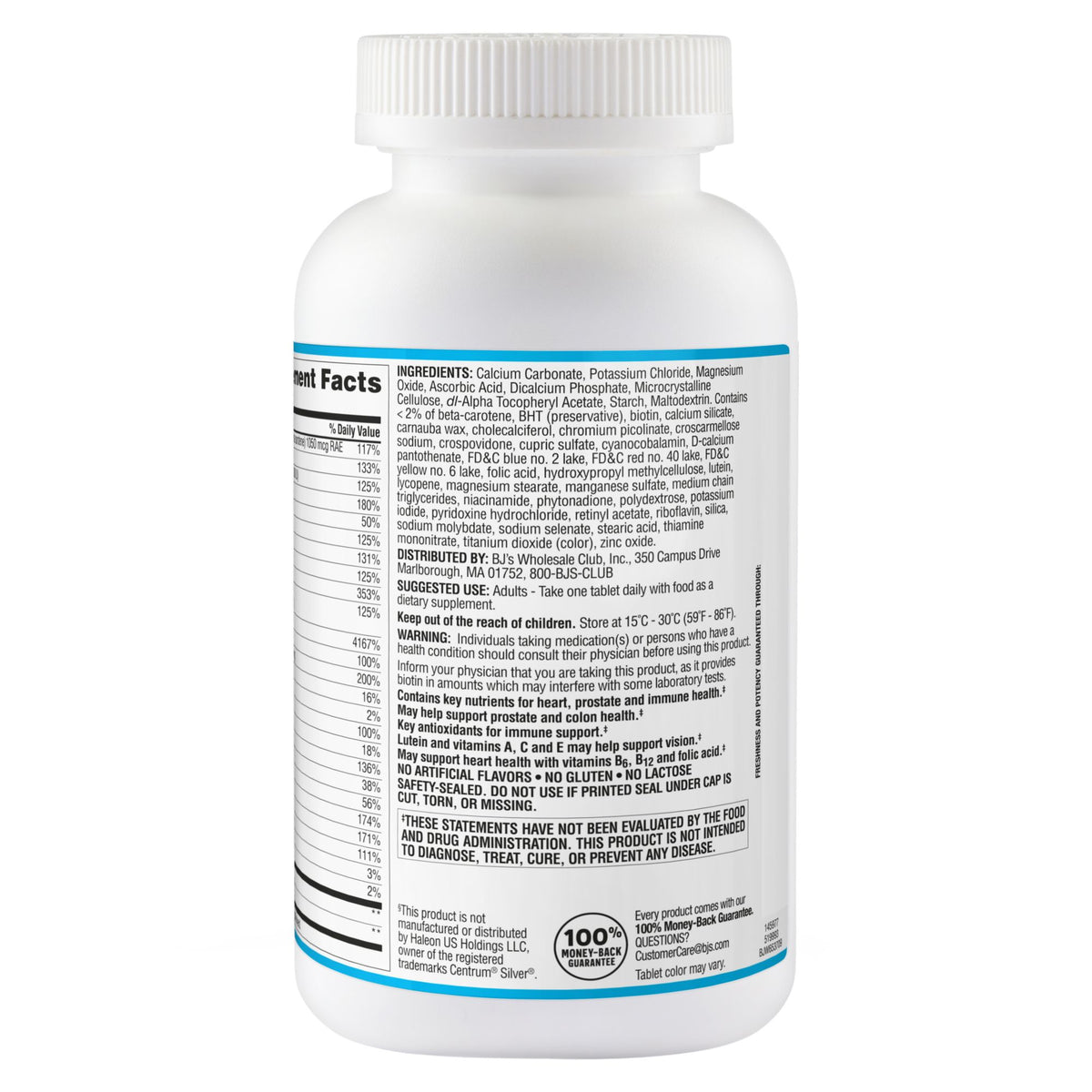 Berkley Jensen Men's 50+ Multivitamin Tablets, 300 ct.