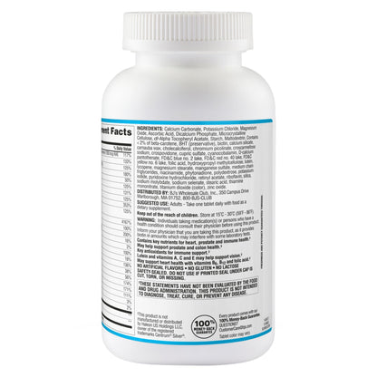 Berkley Jensen Men's 50+ Multivitamin Tablets, 300 ct.