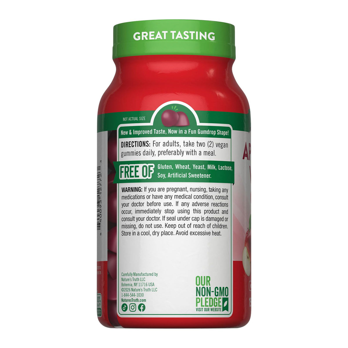 Nature's Truth Apple Cider Vinegar Gummies, 150 ct.