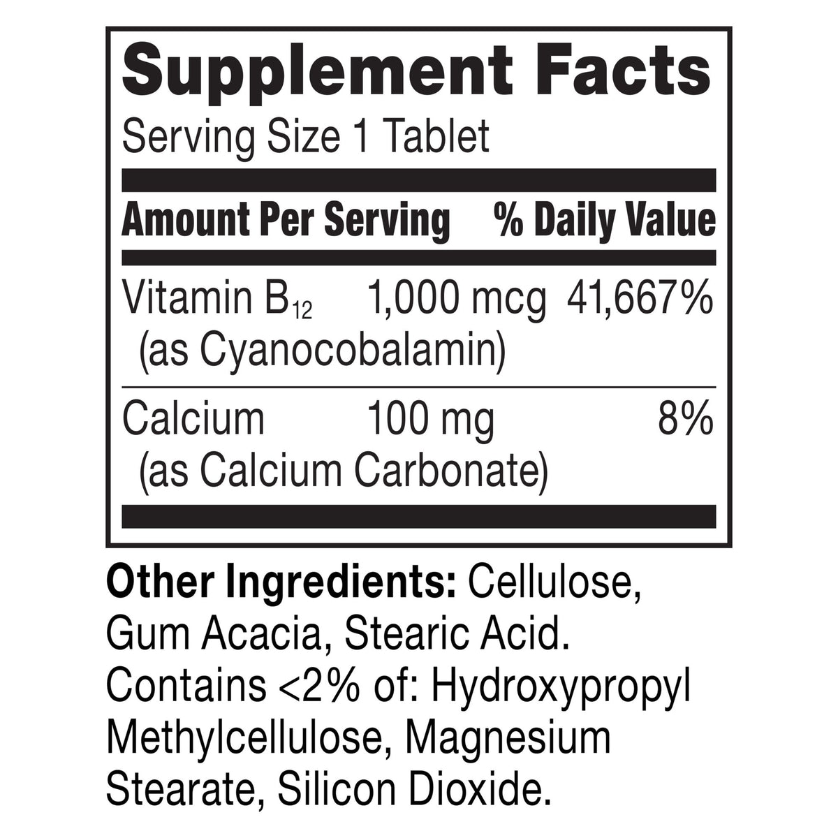 Berkley Jensen Vitamin B12 Prolonged Release Tablet, 1000 mcg, 365 ct.