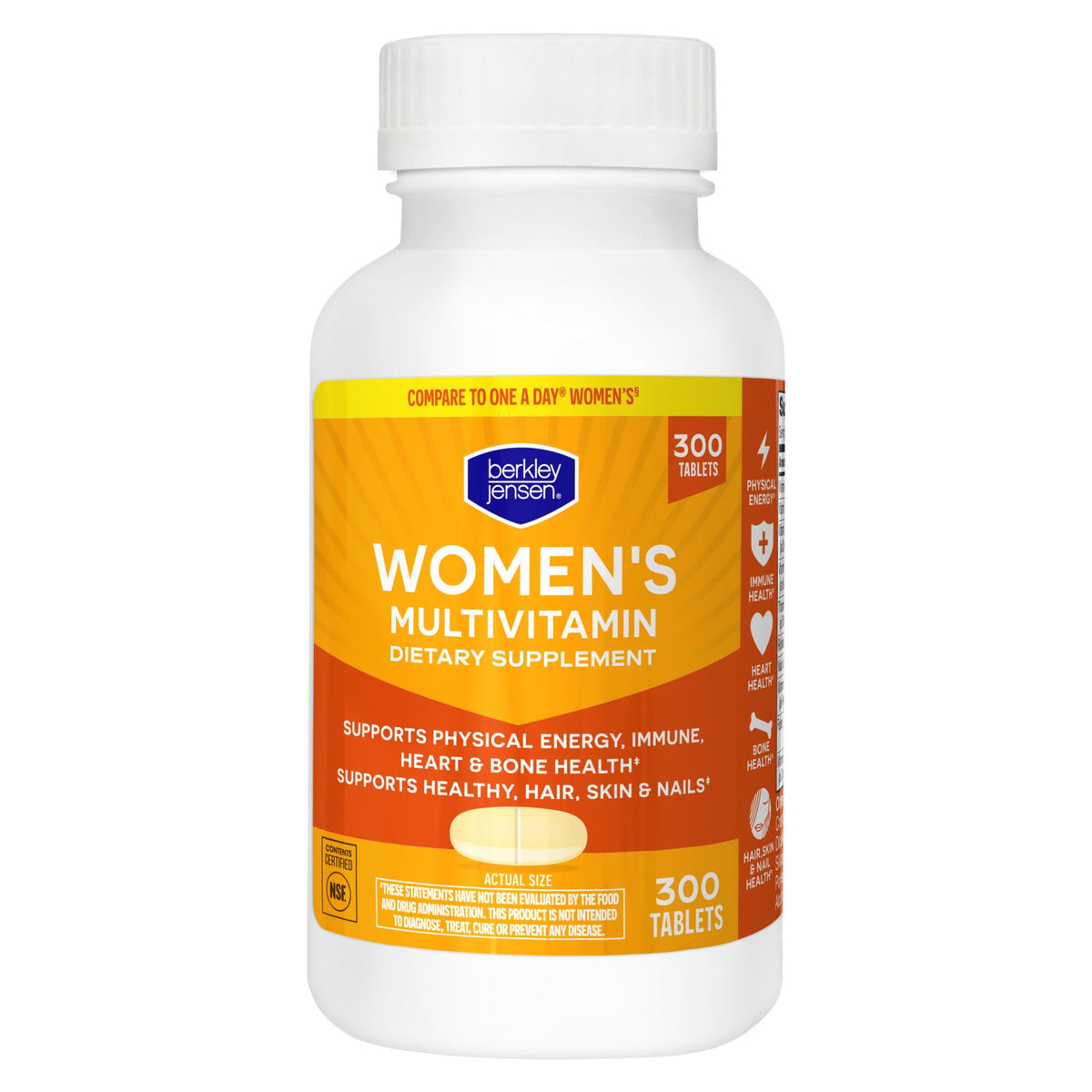 Berkley Jensen One Daily Women's Multivitamin Tablets, 300 ct.