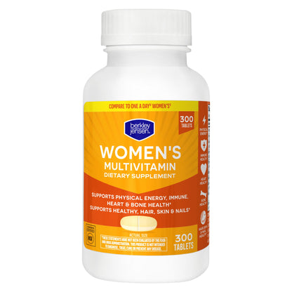 Berkley Jensen One Daily Women's Multivitamin Tablets, 300 ct.