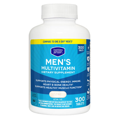 Berkley Jensen One Daily Men's Multivitamin Tablets, 300 ct.