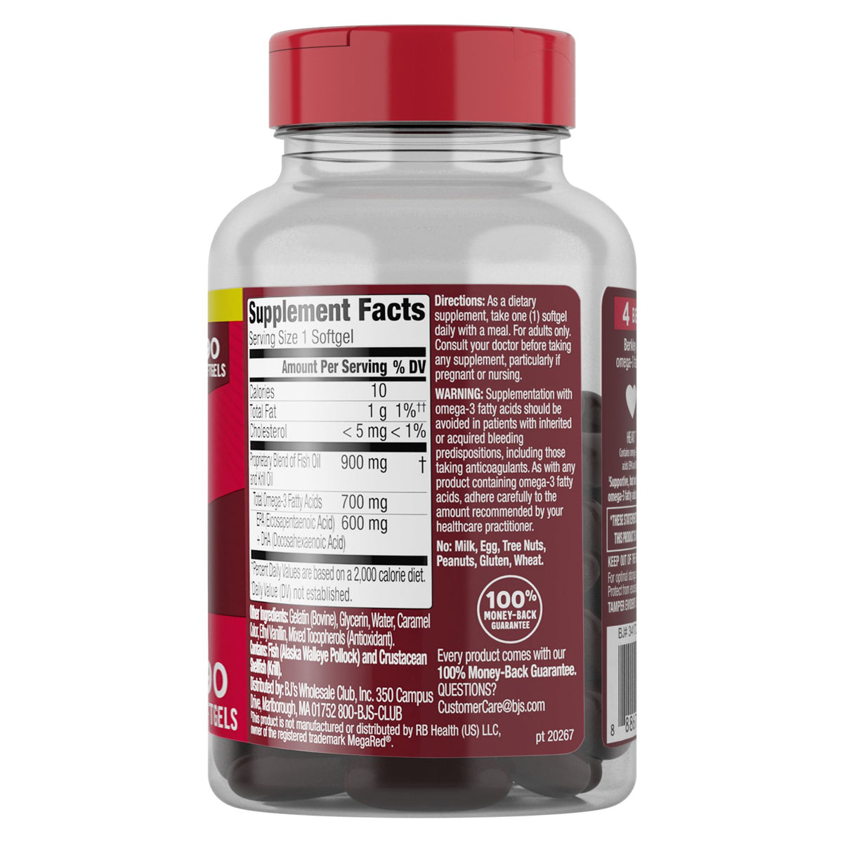 Berkley Jensen Omega-3 Fish & Krill Oil Softgels, 90 ct.